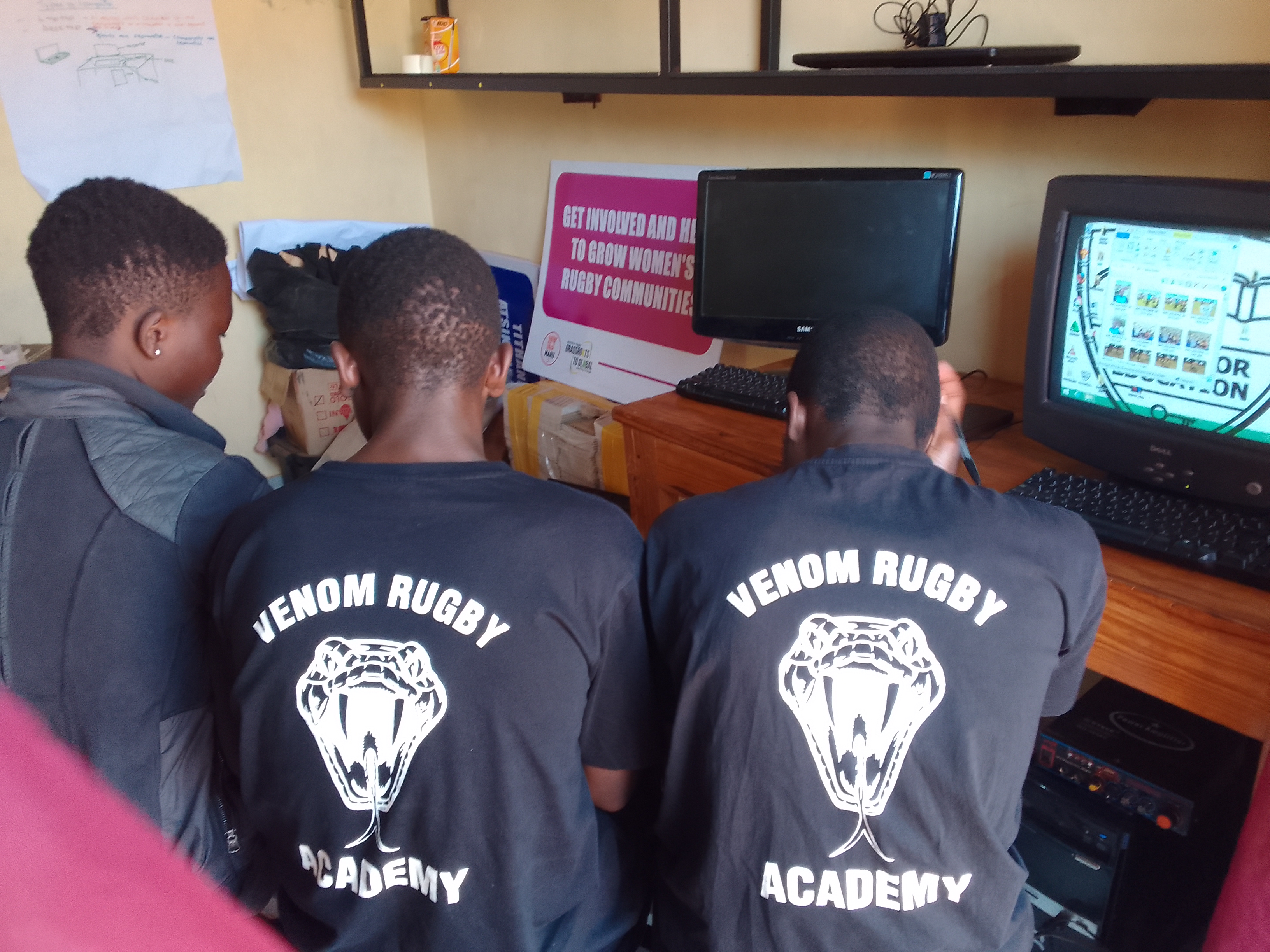 Computer lessons officially started